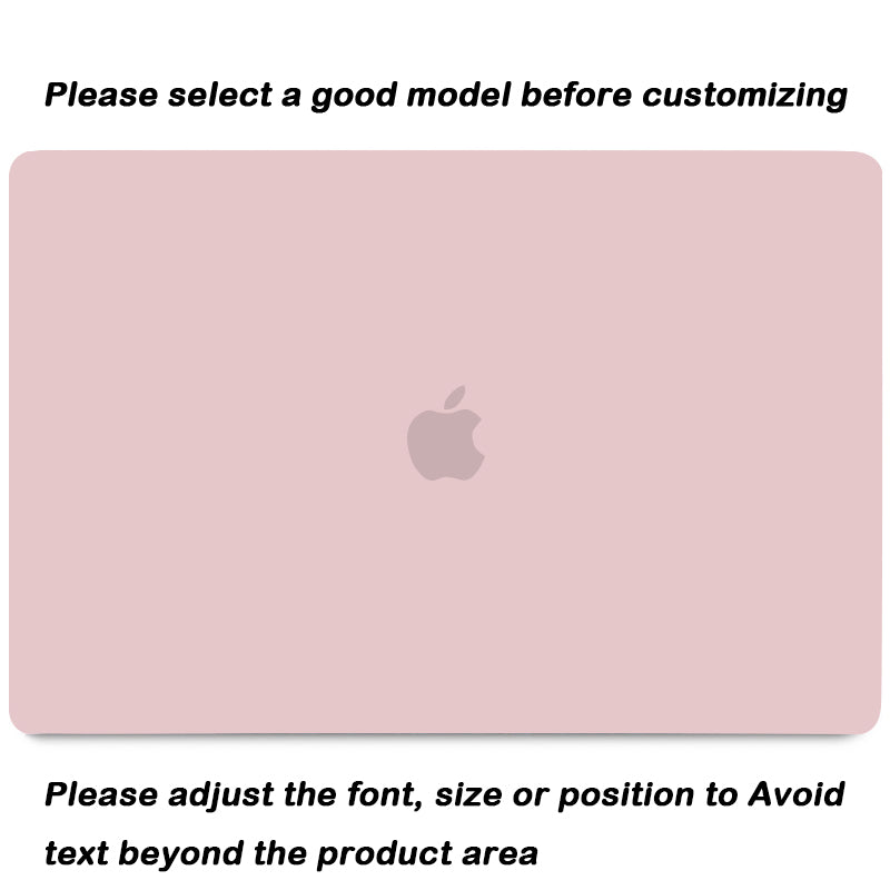 Frosted Pink | Macbook case customizable