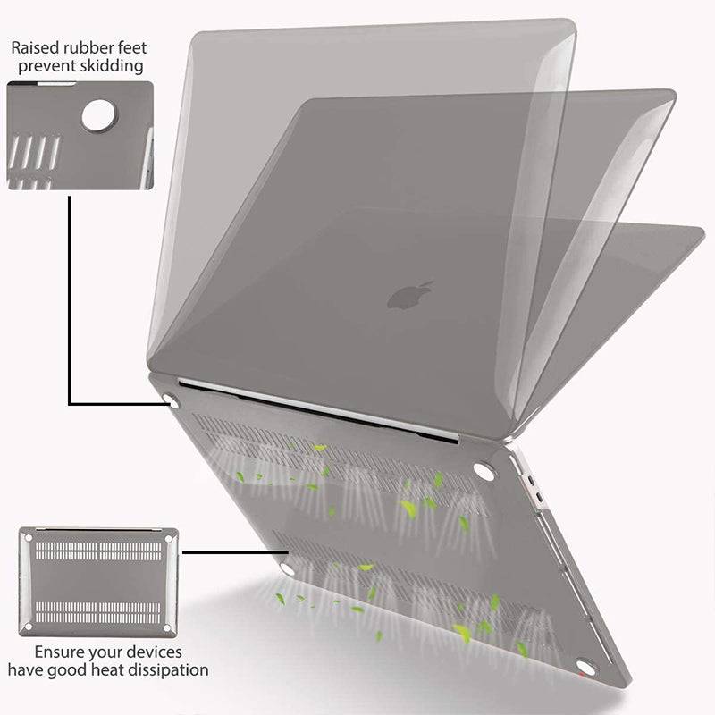 Transparent grey | Macbook case customizable