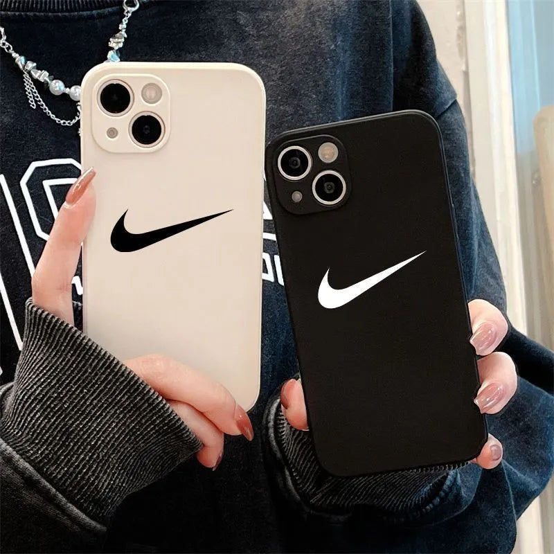 NIKE Simple Liquid Silicone iphone Case