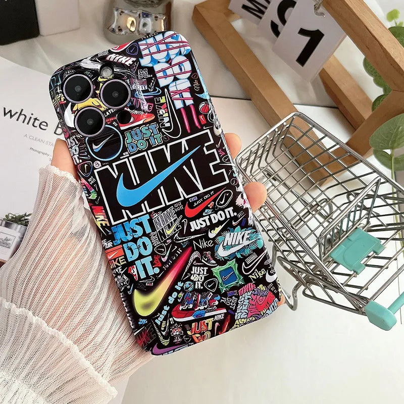 NIKE Trendy Graffiti iphone Case