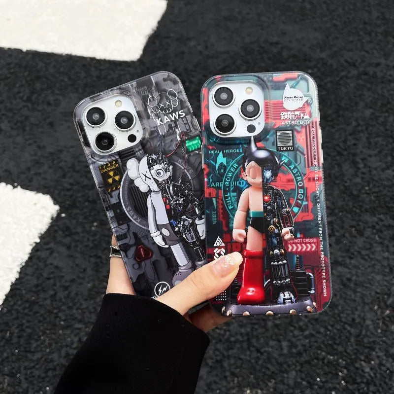 KAWS, Astro Boy iPhone Case Supports MagSafe