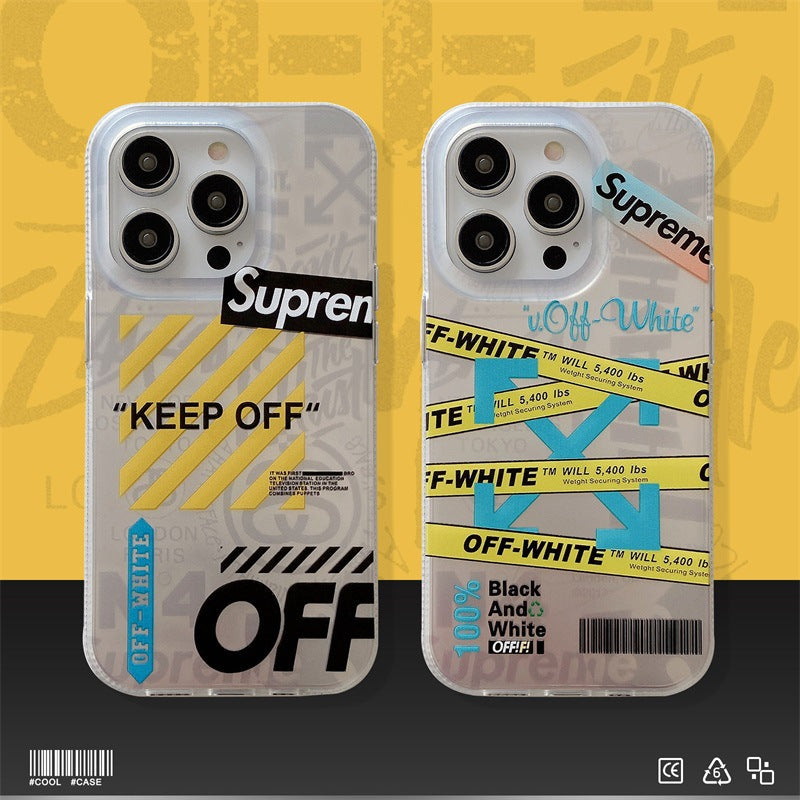 Off-White × Supreme iphone Case Trendy Tags