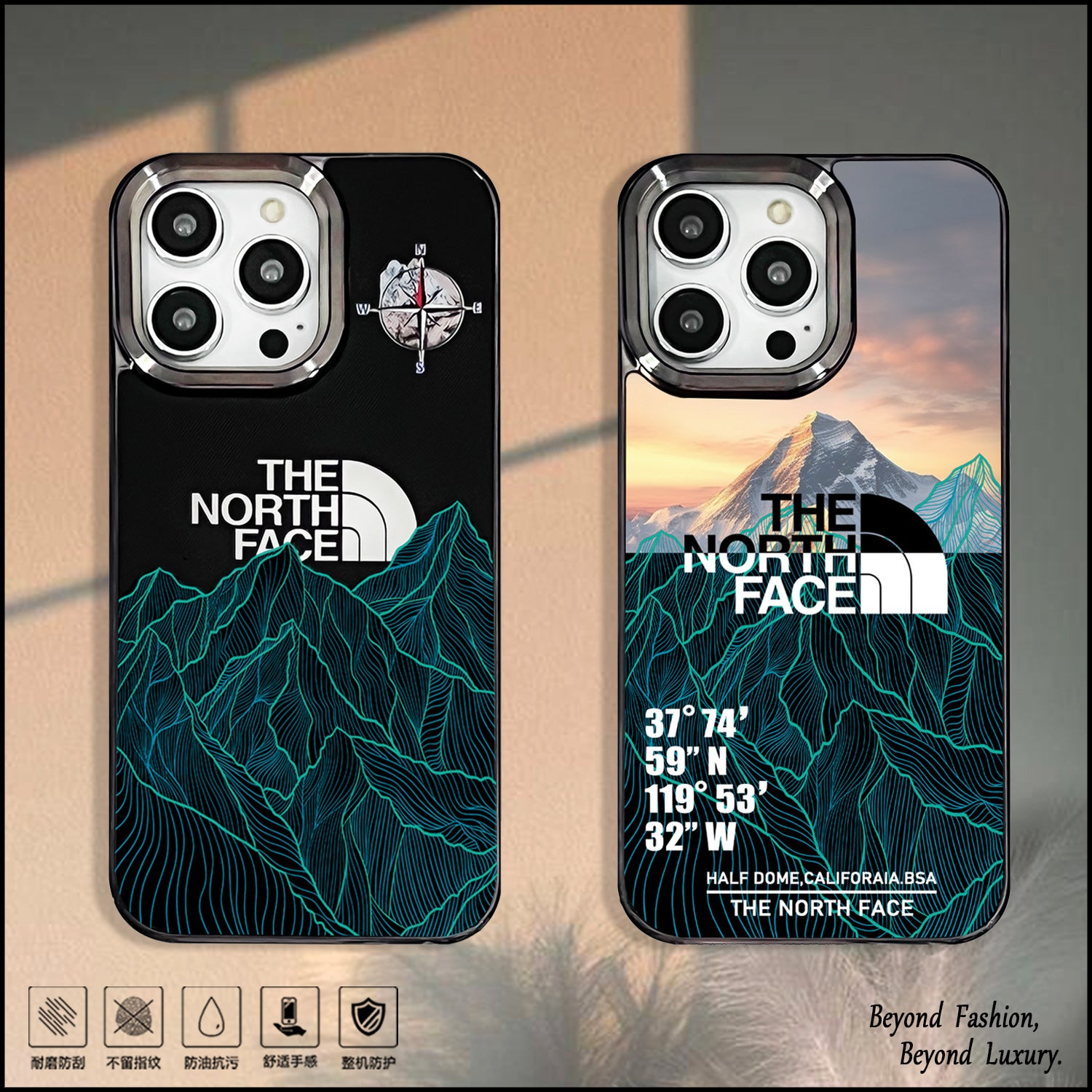 The North Face Cyberpunk Snow Mountain iPhone Case