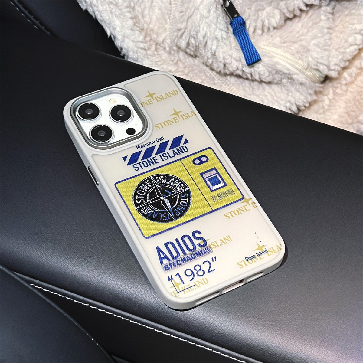 Stone Island Trend Label iPhone Case