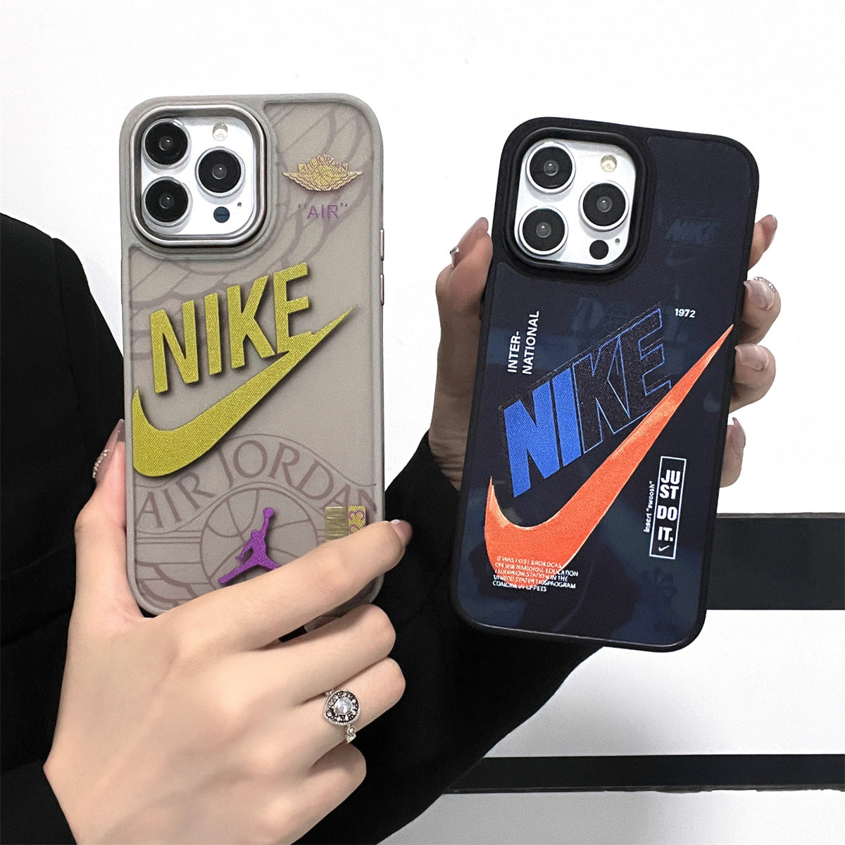 Nike × Air Jordan 1 iPhone Case Frosted Trend