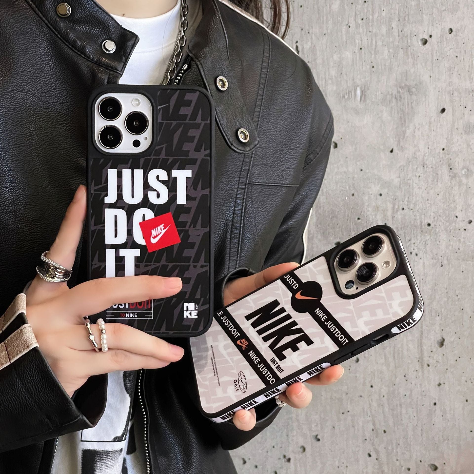 Nike ×Just Do It Matte Ins iphone Case