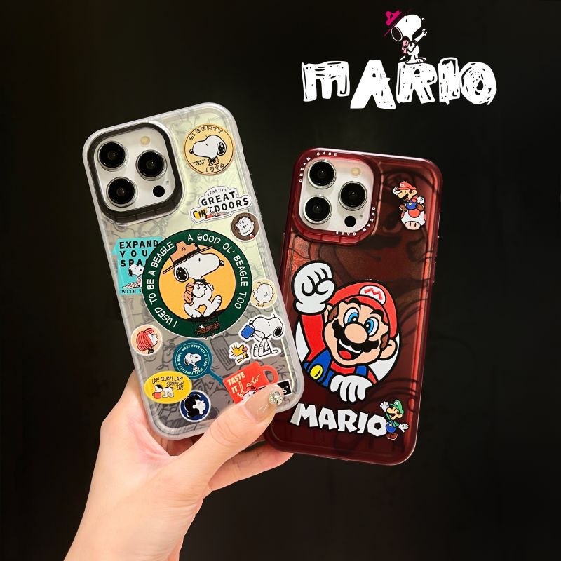 Super Mario × Snoopy iPhone Case