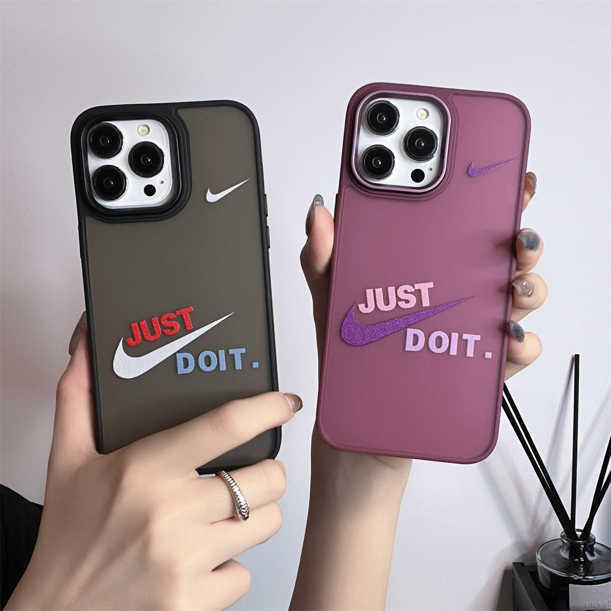 Nike × Just Do It Simple iPhone Case