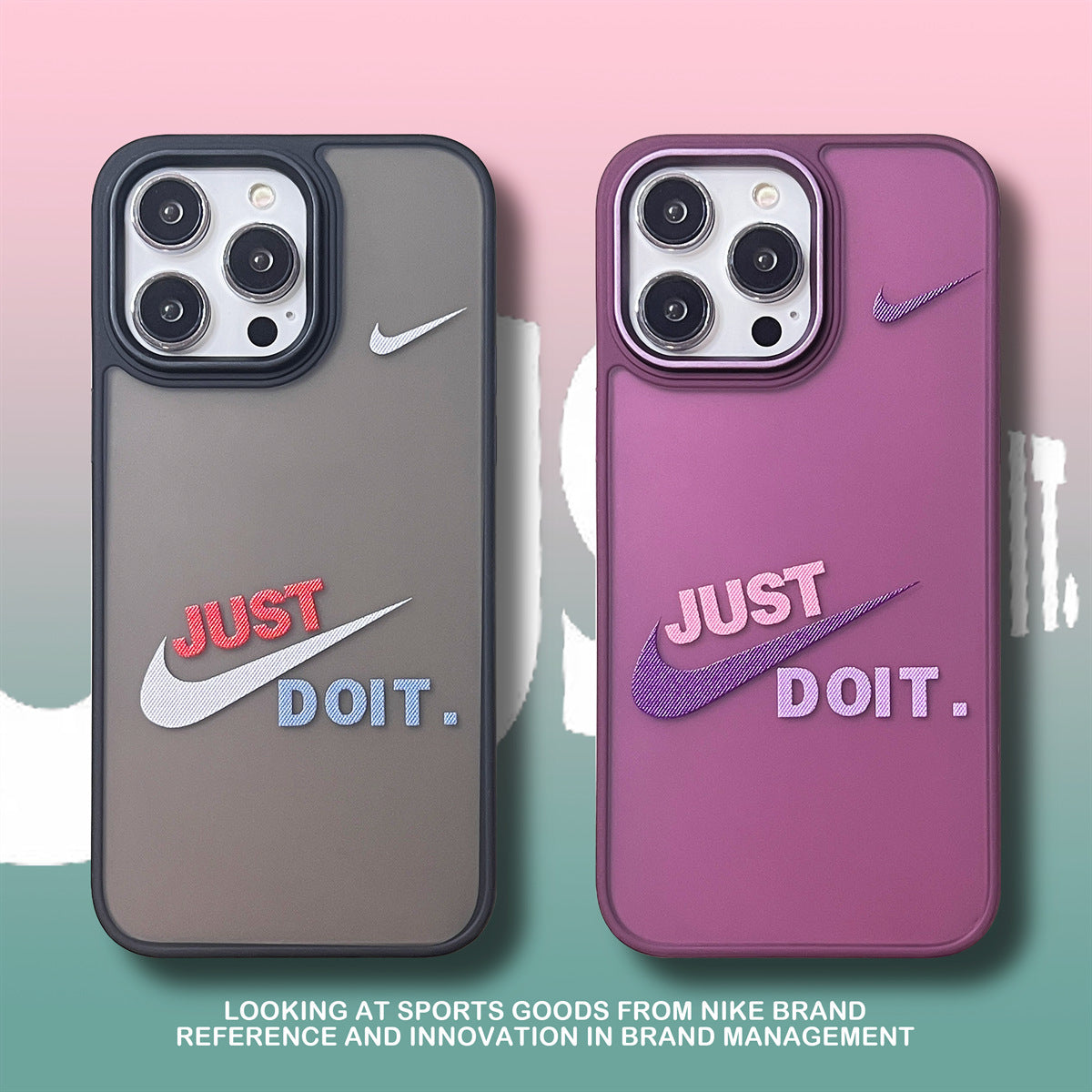 Nike × Just Do It Simple iPhone Case