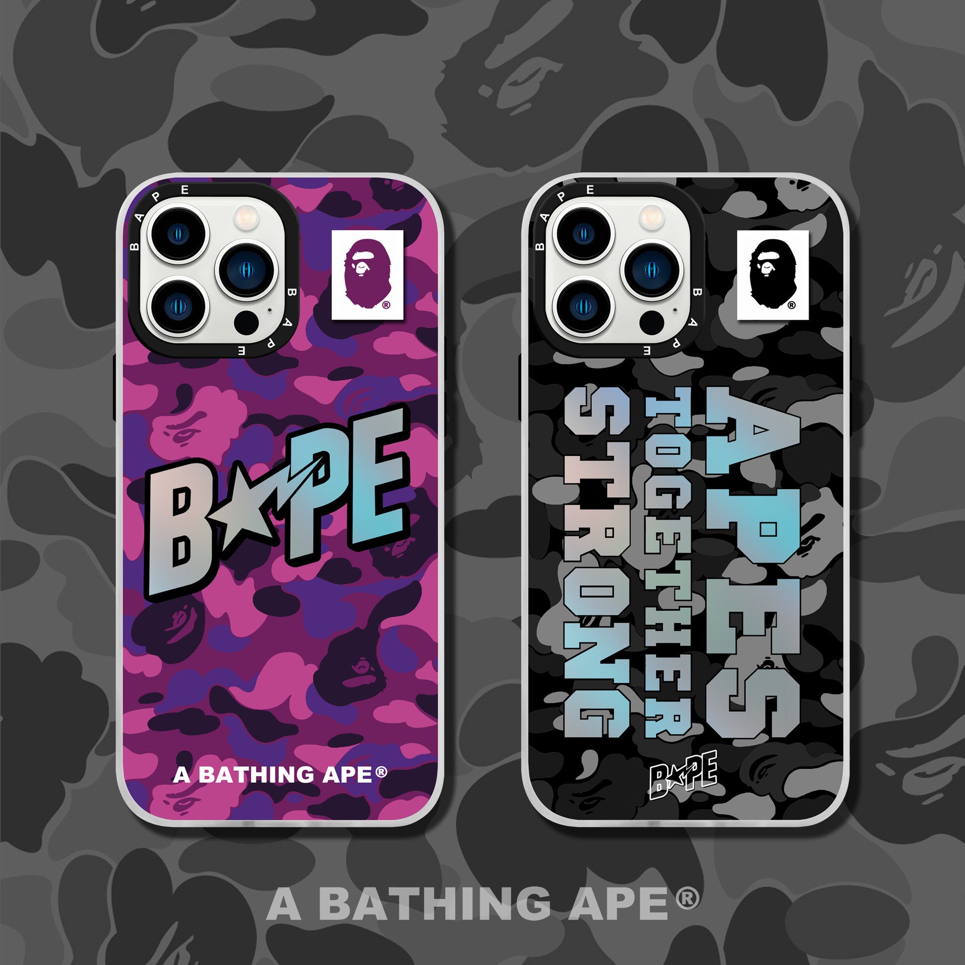 Trendy BAPE iphone Case