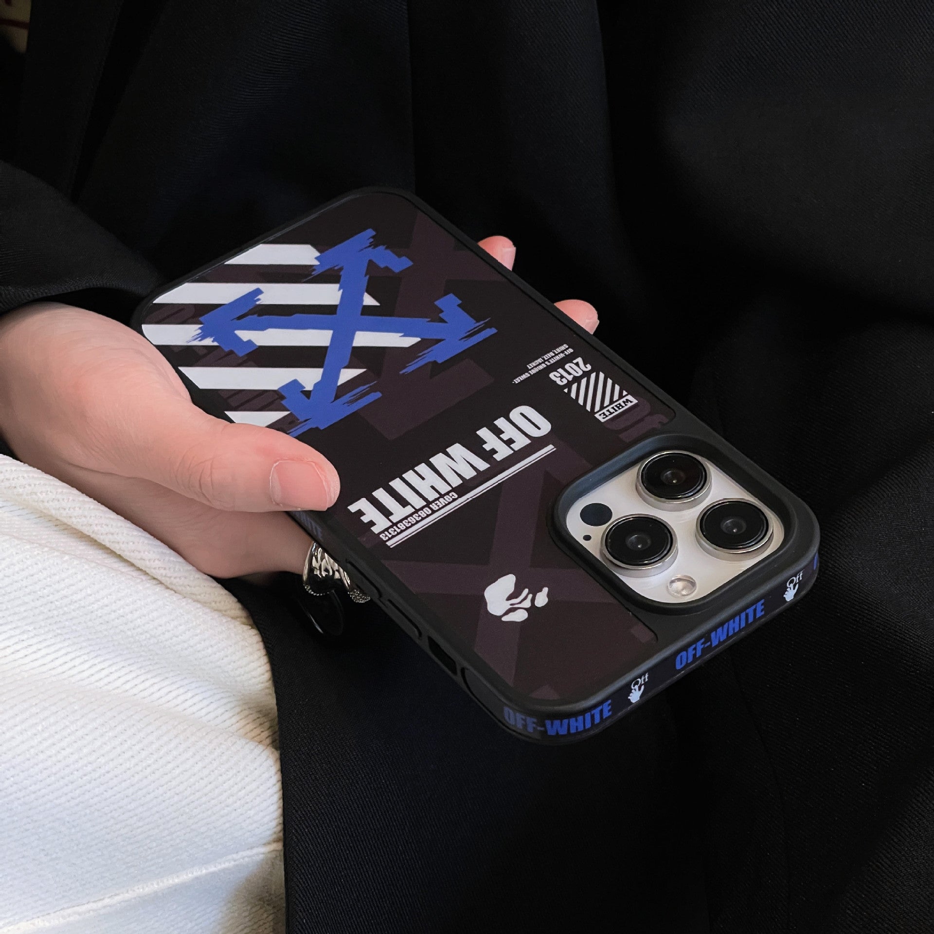 Off-White iPhone Case Street Stripe