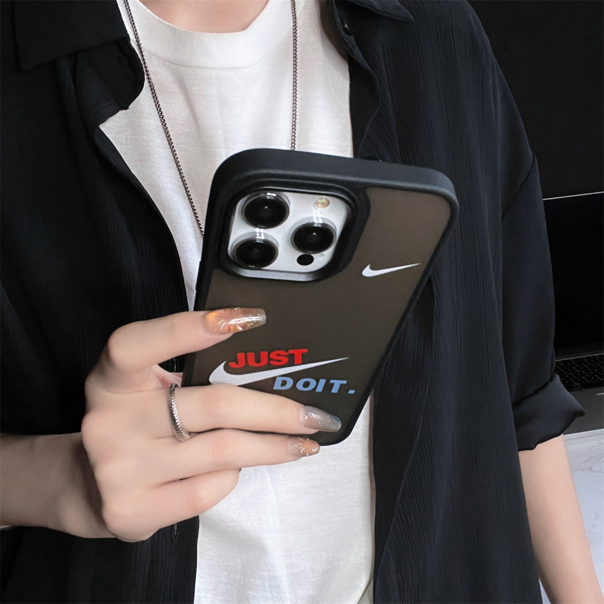 Nike × Just Do It Simple iPhone Case