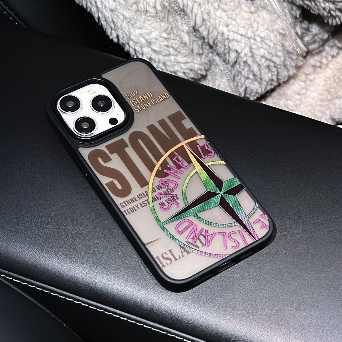 Stone Island Trend Label iPhone Case