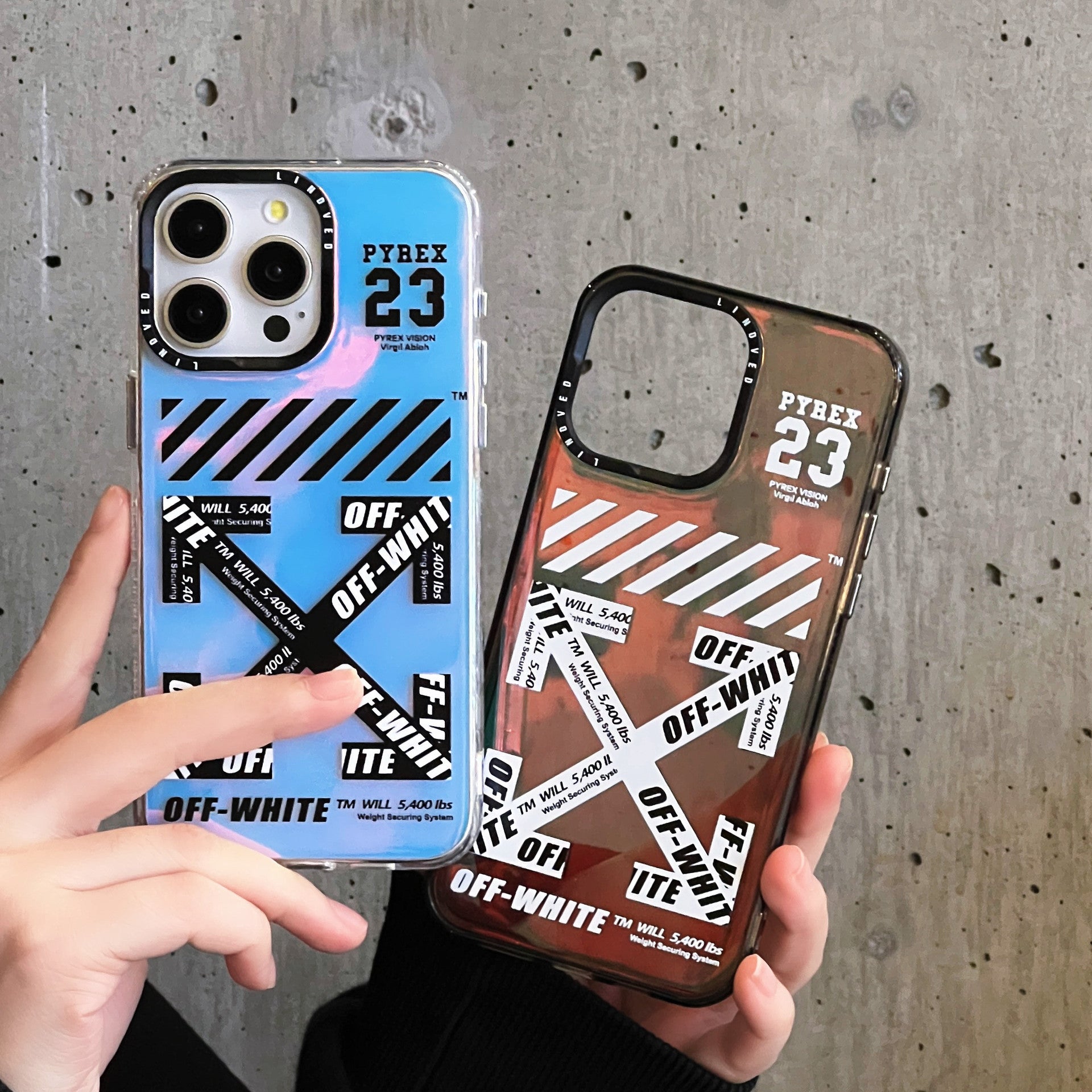 Off-White Laser Color iPhone Case