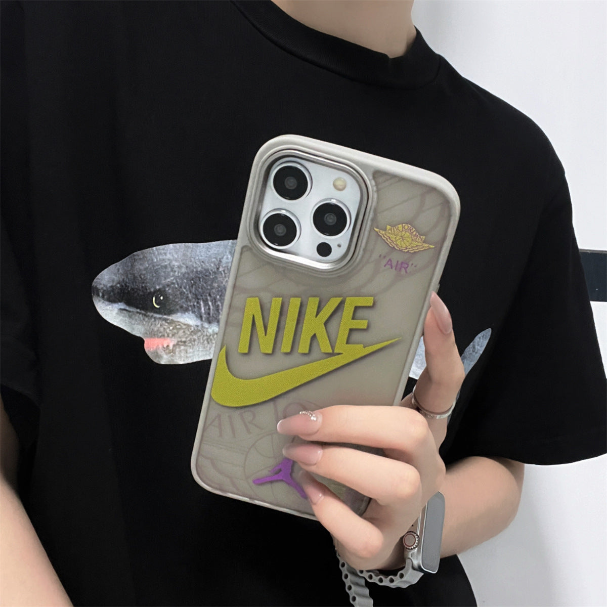 Nike × Air Jordan 1 iPhone Case Frosted Trend