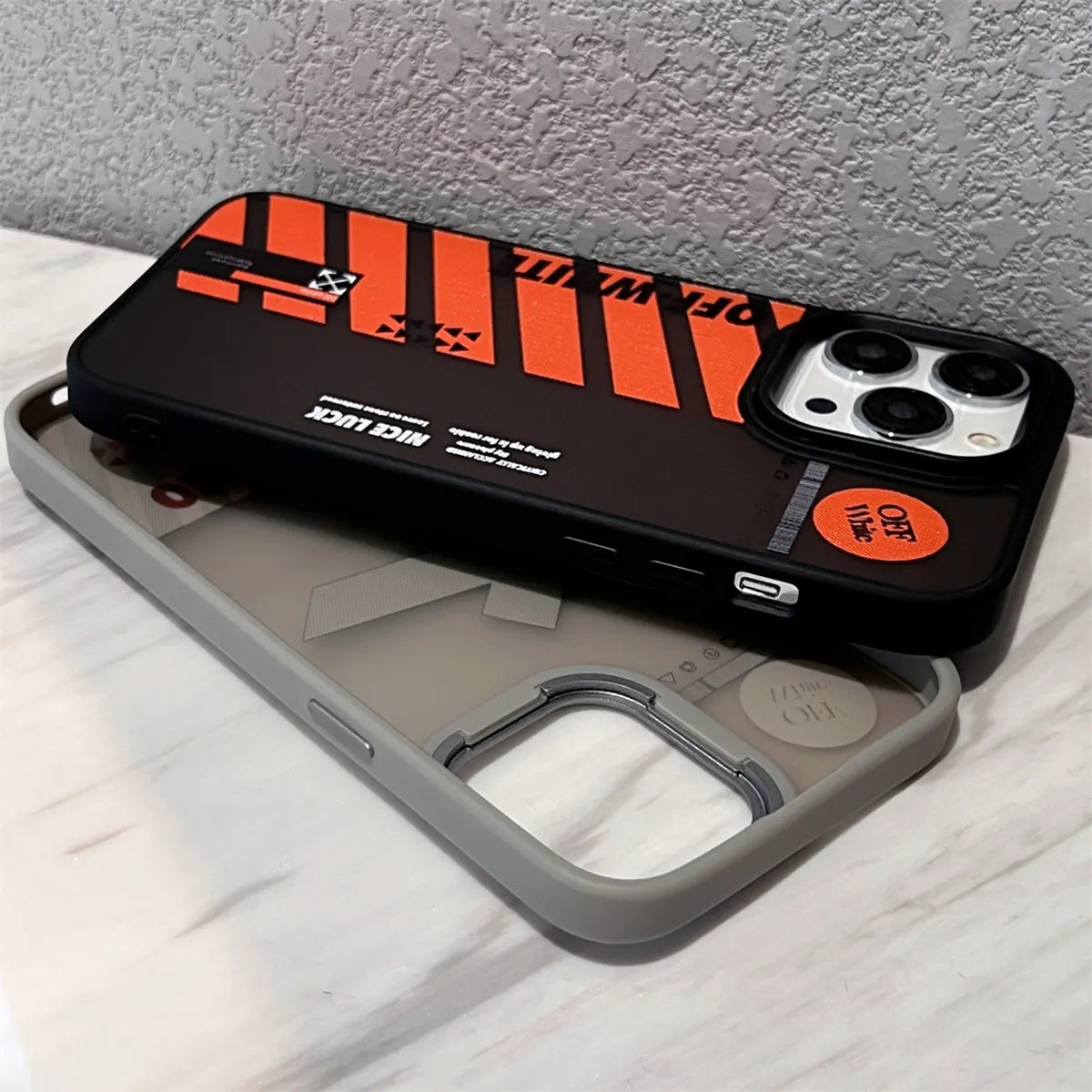 Off-White Trendy Street iPhone Case