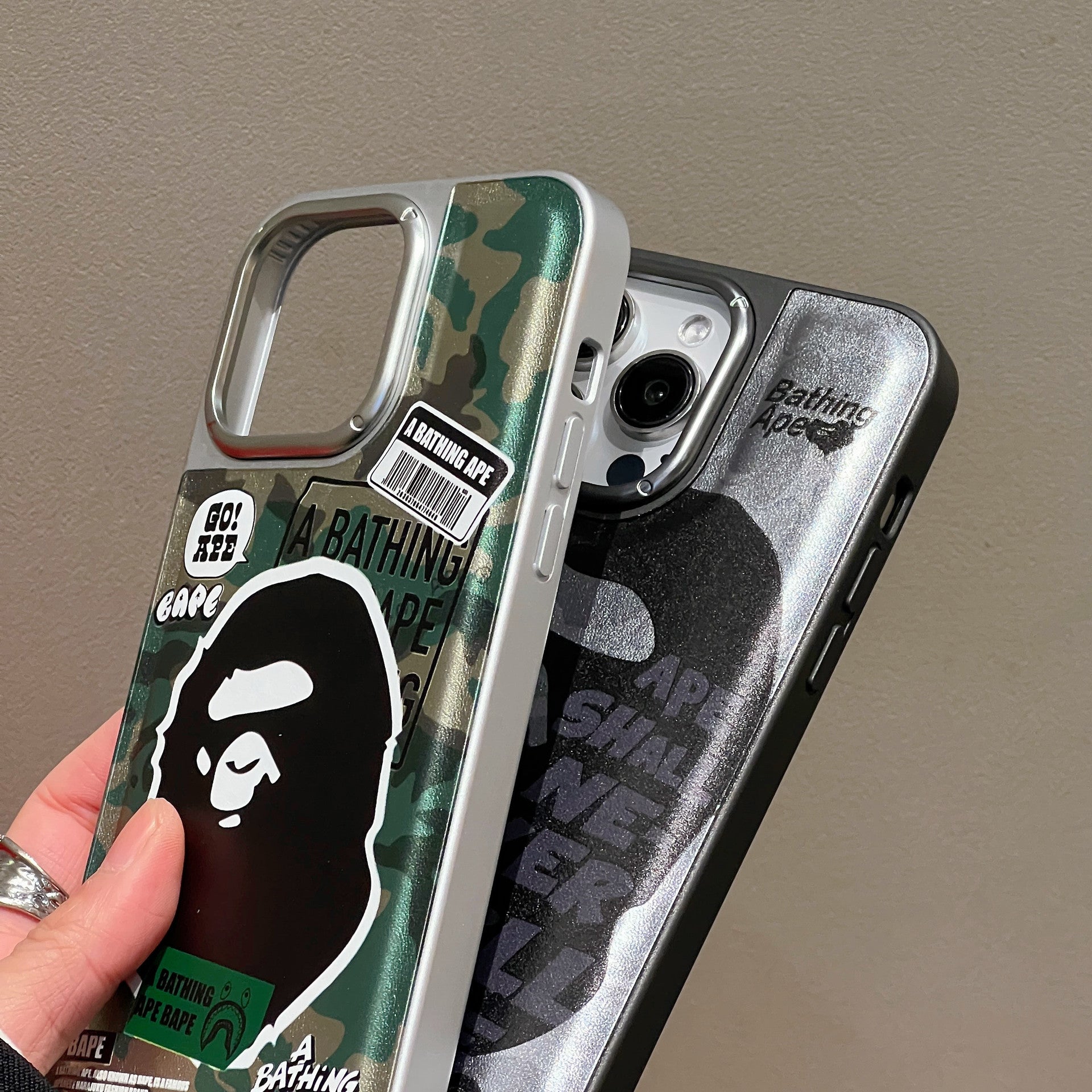 BAPE Camouflage Label iPhone Case