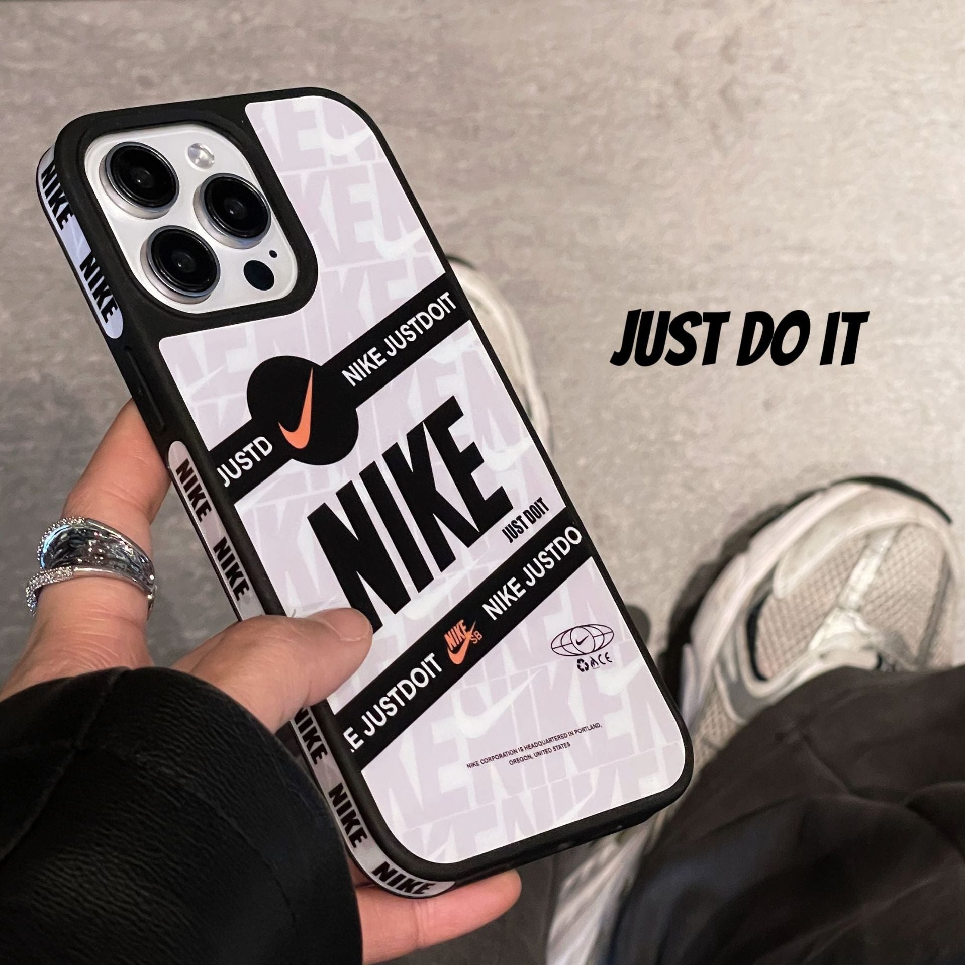 Nike ×Just Do It Matte Ins iphone Case