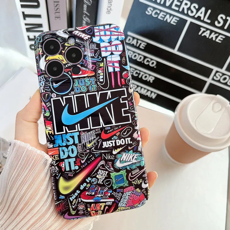 NIKE Trendy Graffiti iphone Case