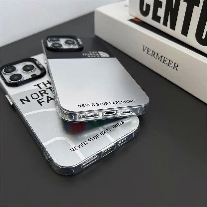 Electroplated Silver TNF iphone Case