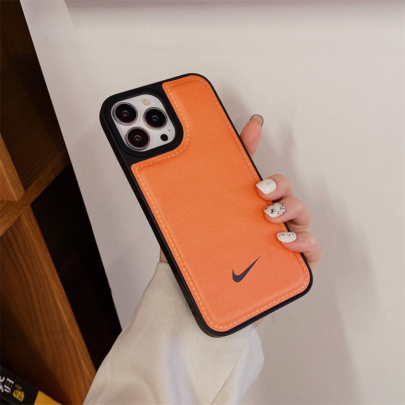 NIKE Leather Simple iPhone Case