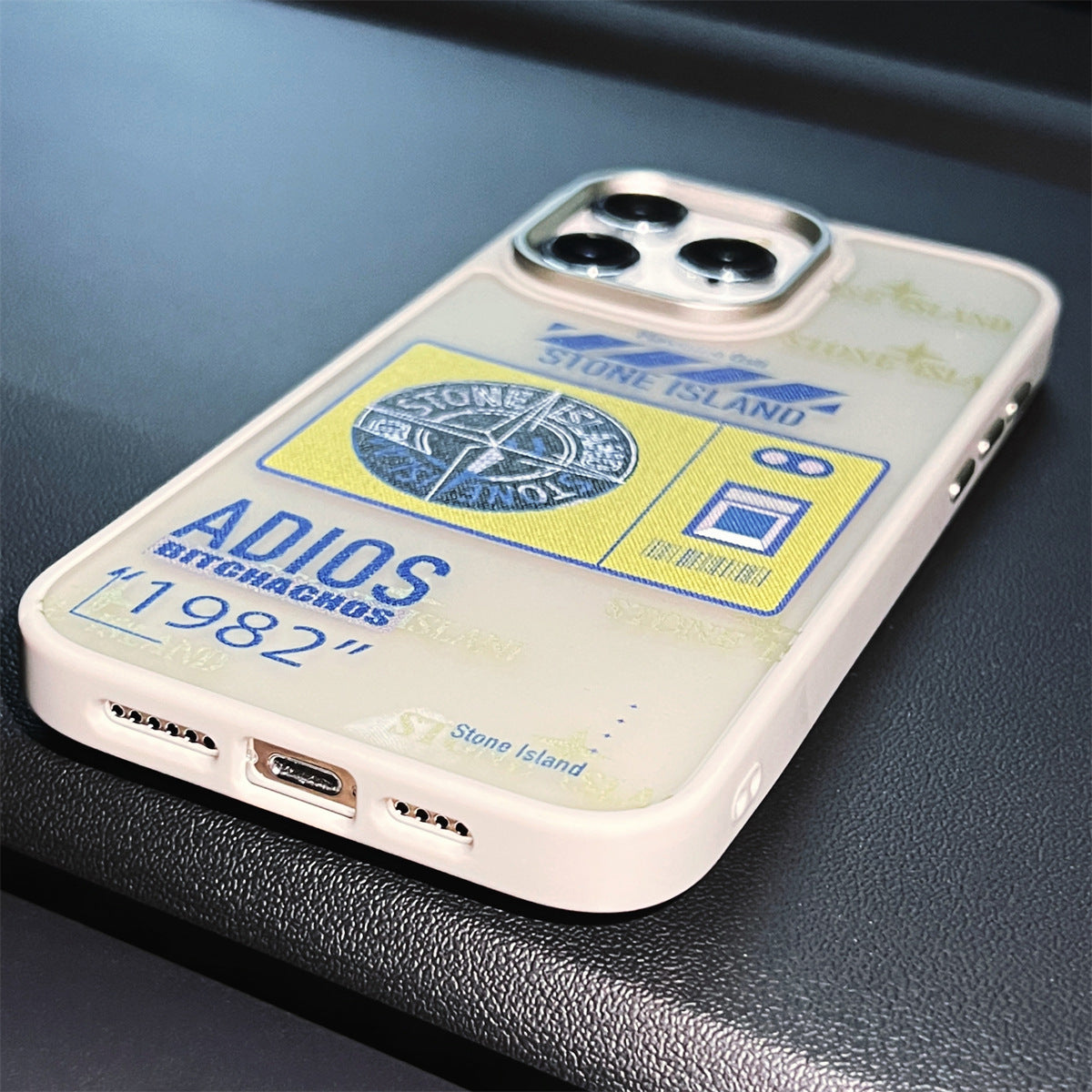 Stone Island Trend Label iPhone Case