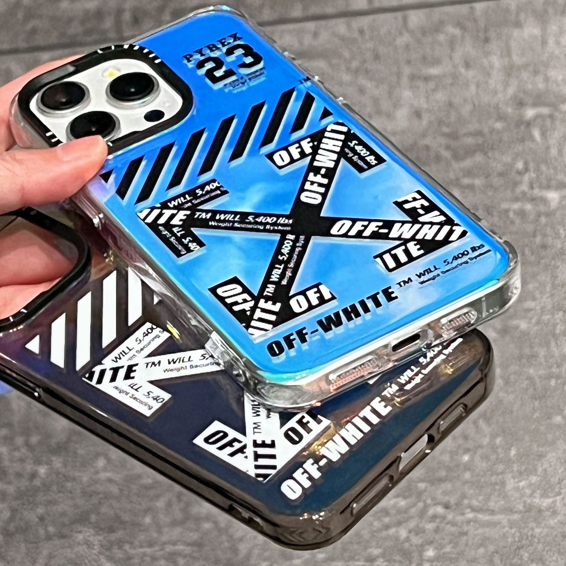 Off-White Laser Color iPhone Case