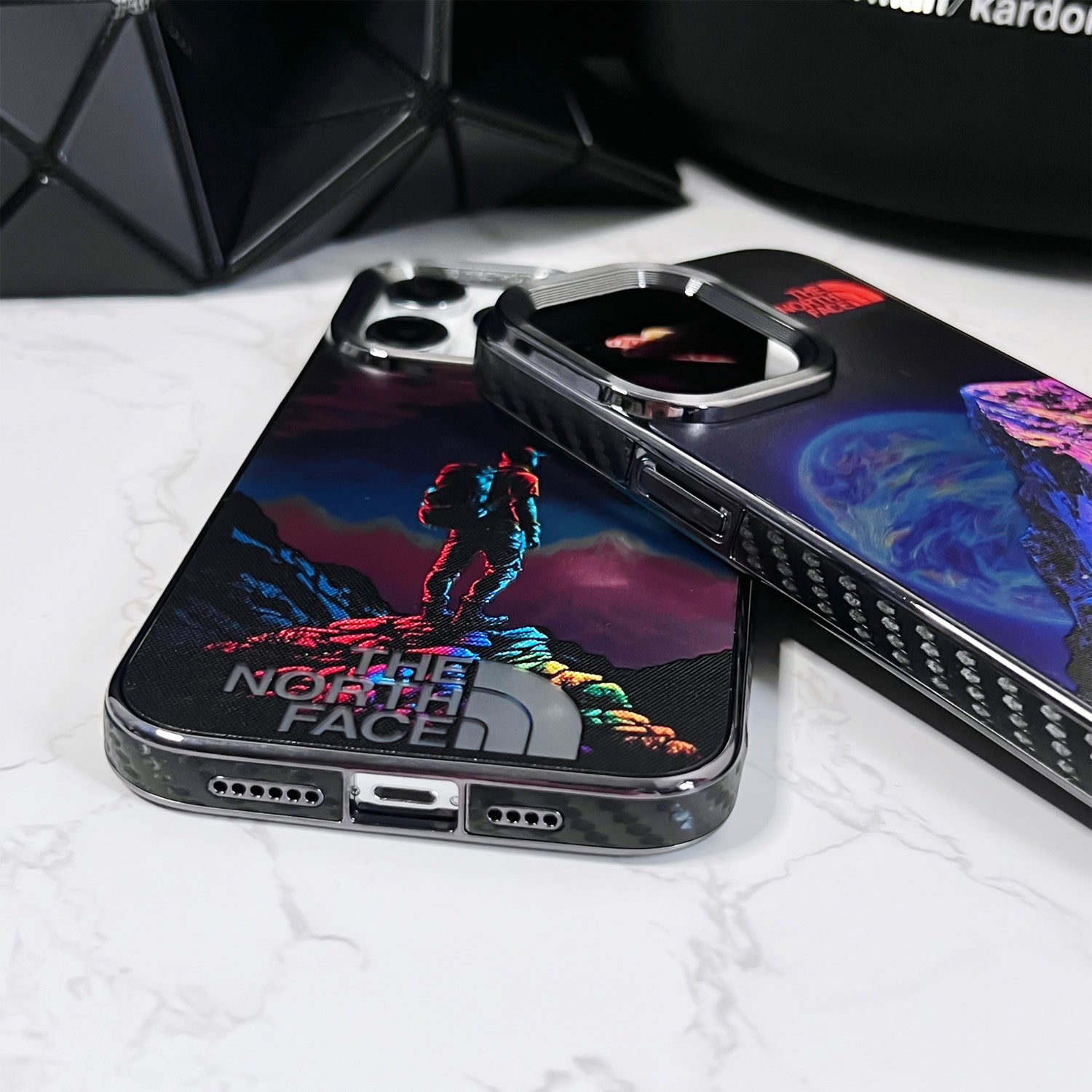 The North Face Cyberpunk Snow Mountain iPhone Case