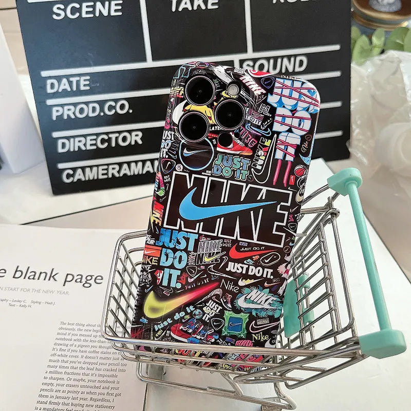 NIKE Trendy Graffiti iphone Case