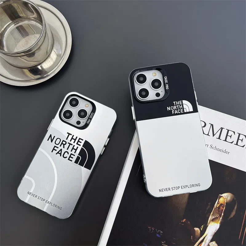 Electroplated Silver TNF iphone Case