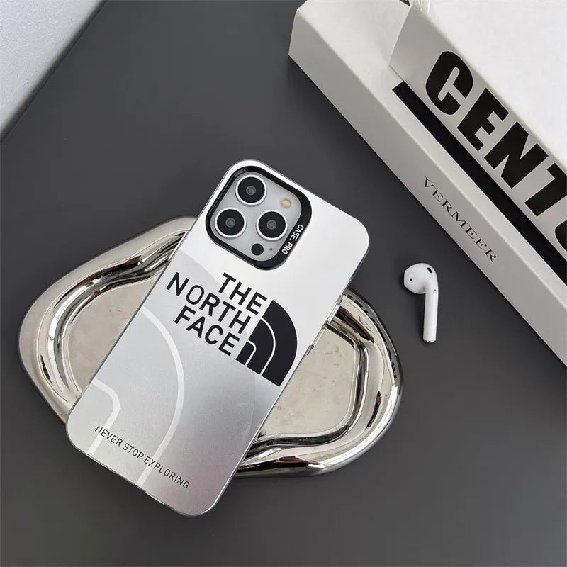 Electroplated Silver TNF iphone Case