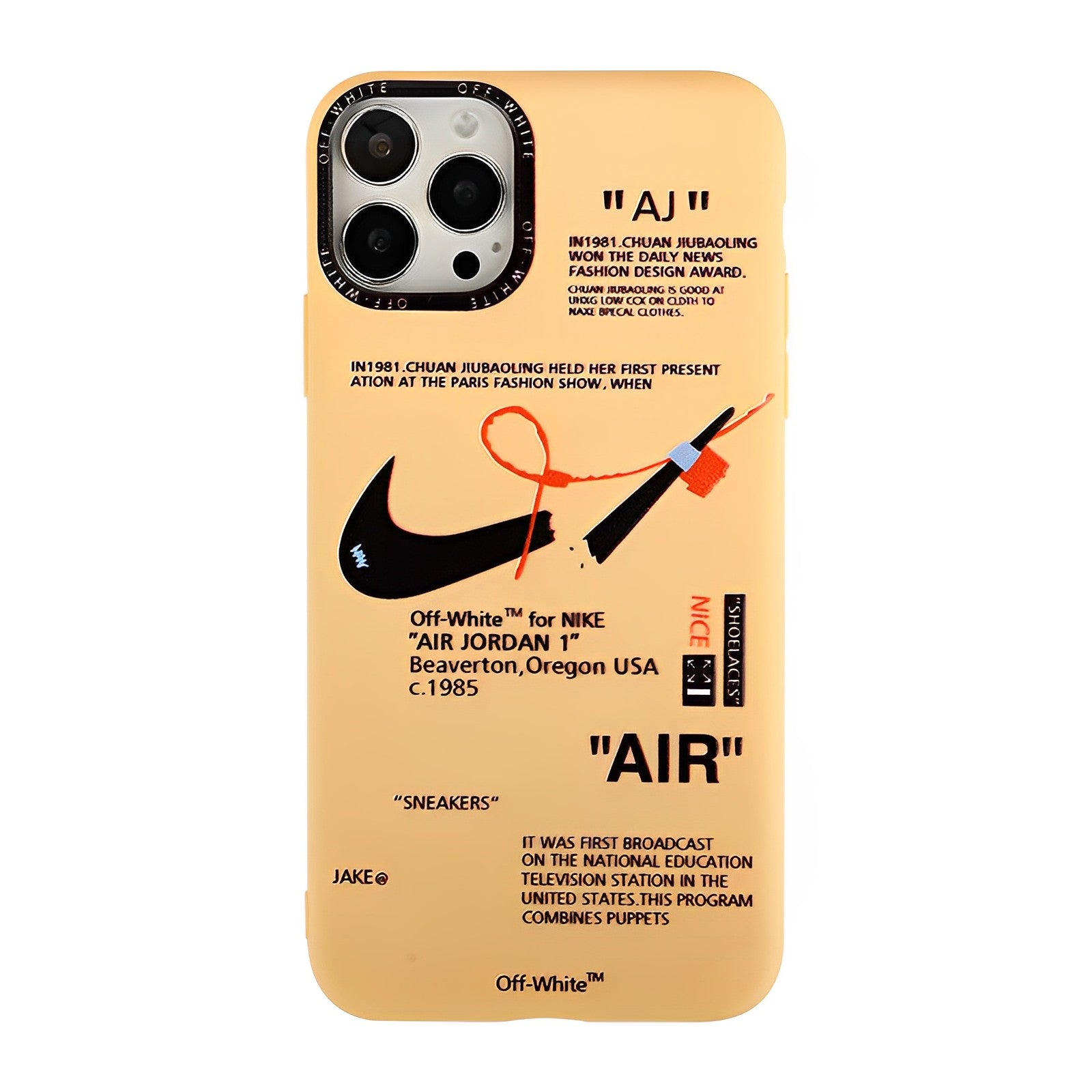 AIR JORDAN 1 ×NIKE Tag iPhone Case