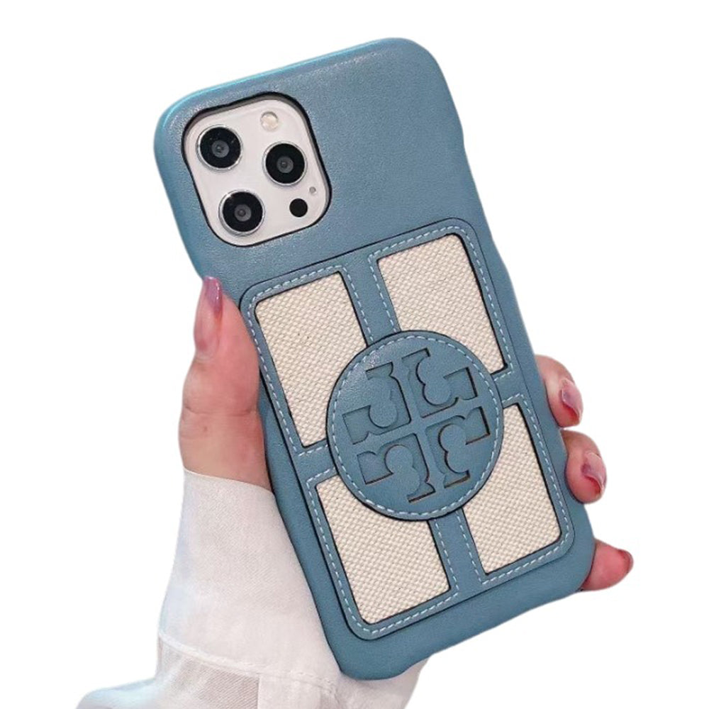 Tory Burch Retro Leather iPhone Wallet Case