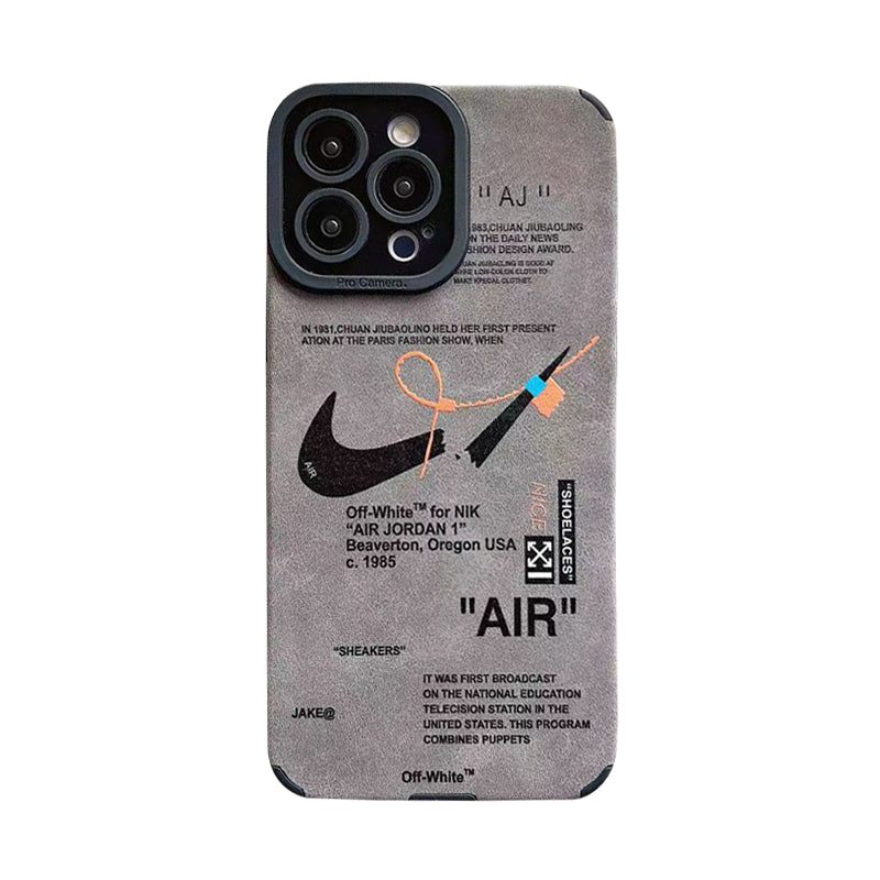 Suede Leather NIKE × Air Jordan 1 iPhone Case