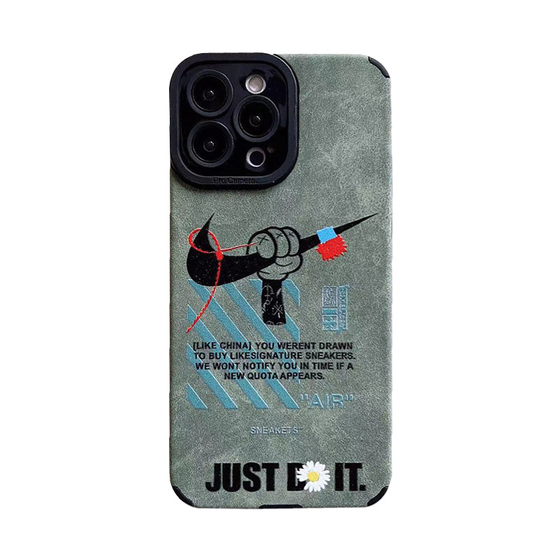 Suede Leather NIKE × Air Jordan 1 iPhone Case