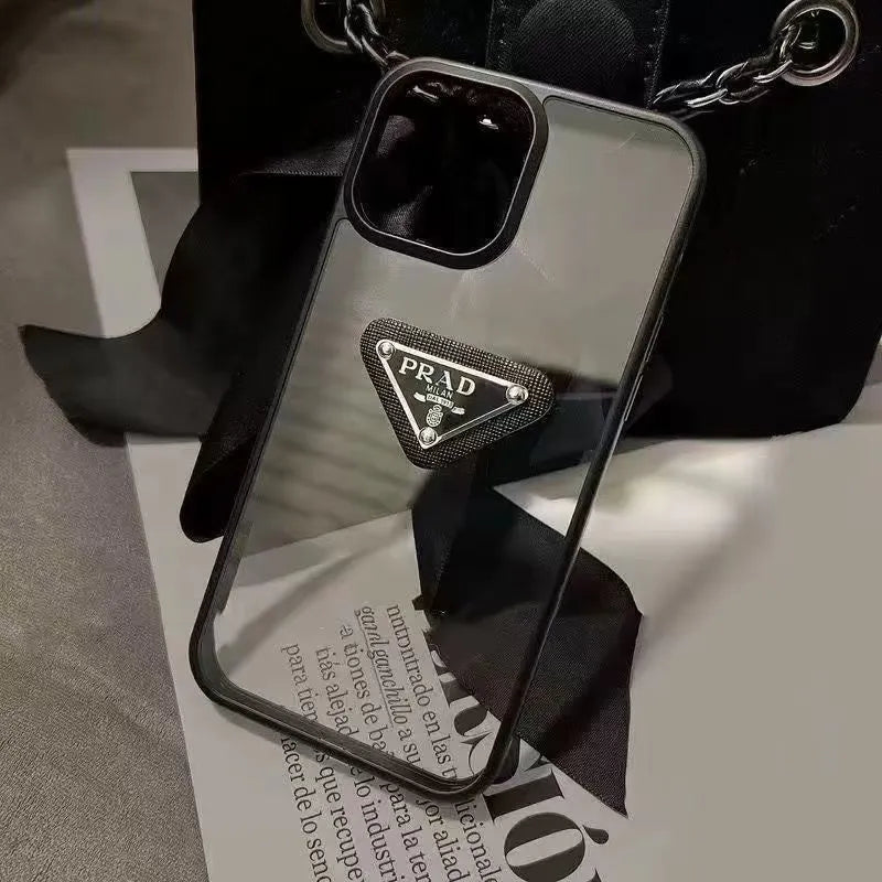 PD Simple Metal Triangle Label iPhone Case