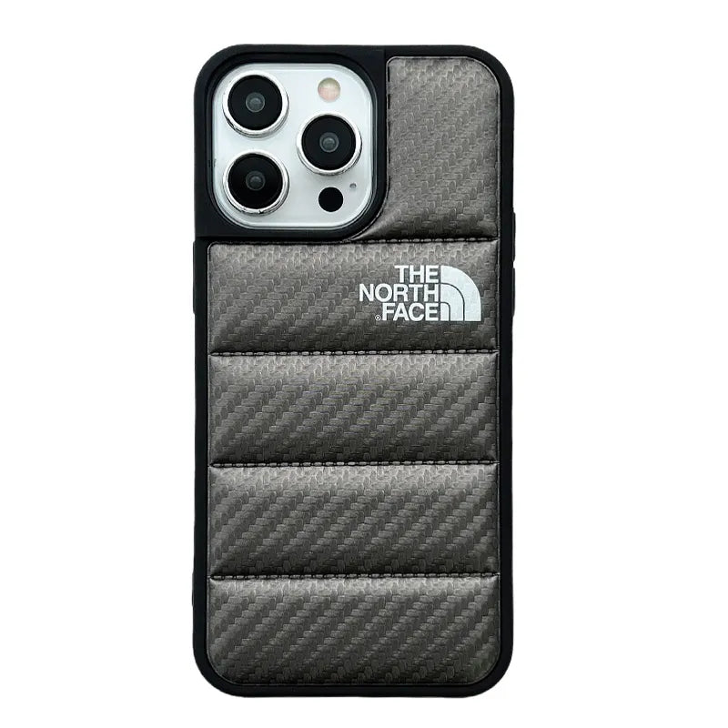 TNF 3D Goose Down Jacket iphone Case-Carbon Fiber