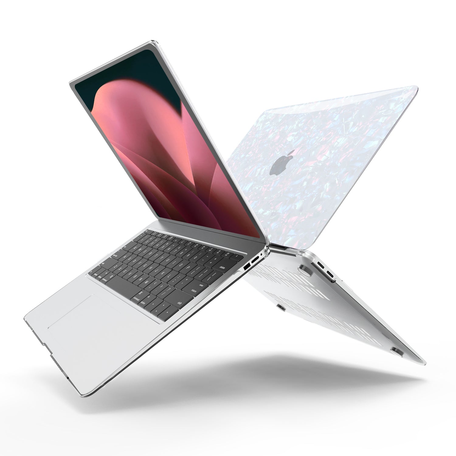 Glitter Pearl Shell Macbook Case