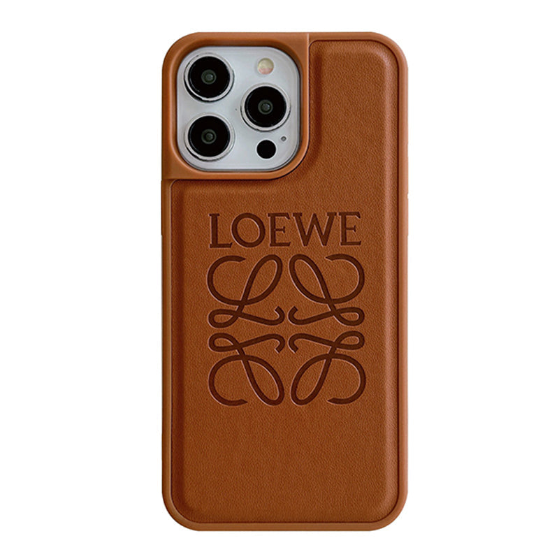 Loewe Retro Leather iPhone Case