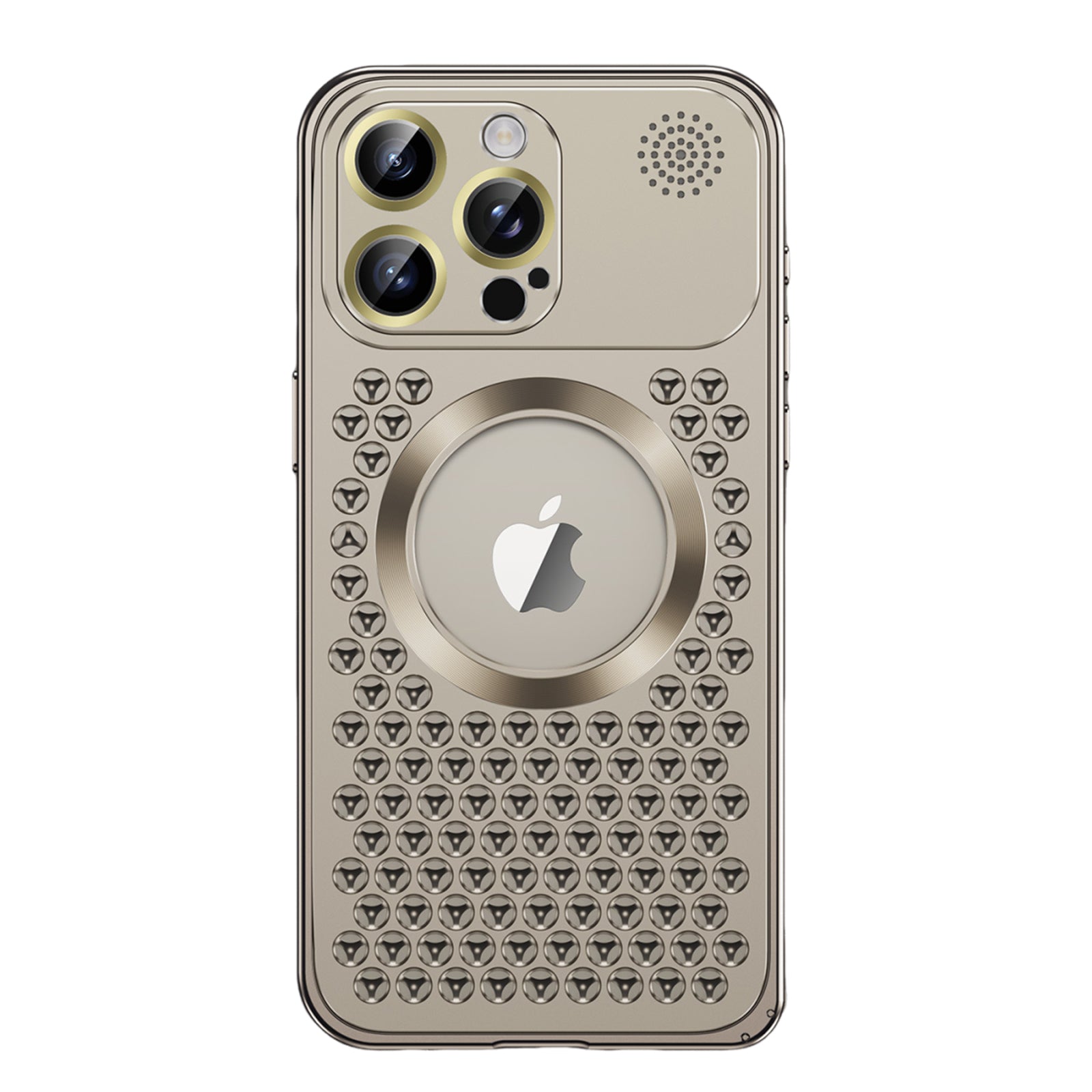 Metal Aluminum Honeycomb Cooling MagSafe iPhone Case