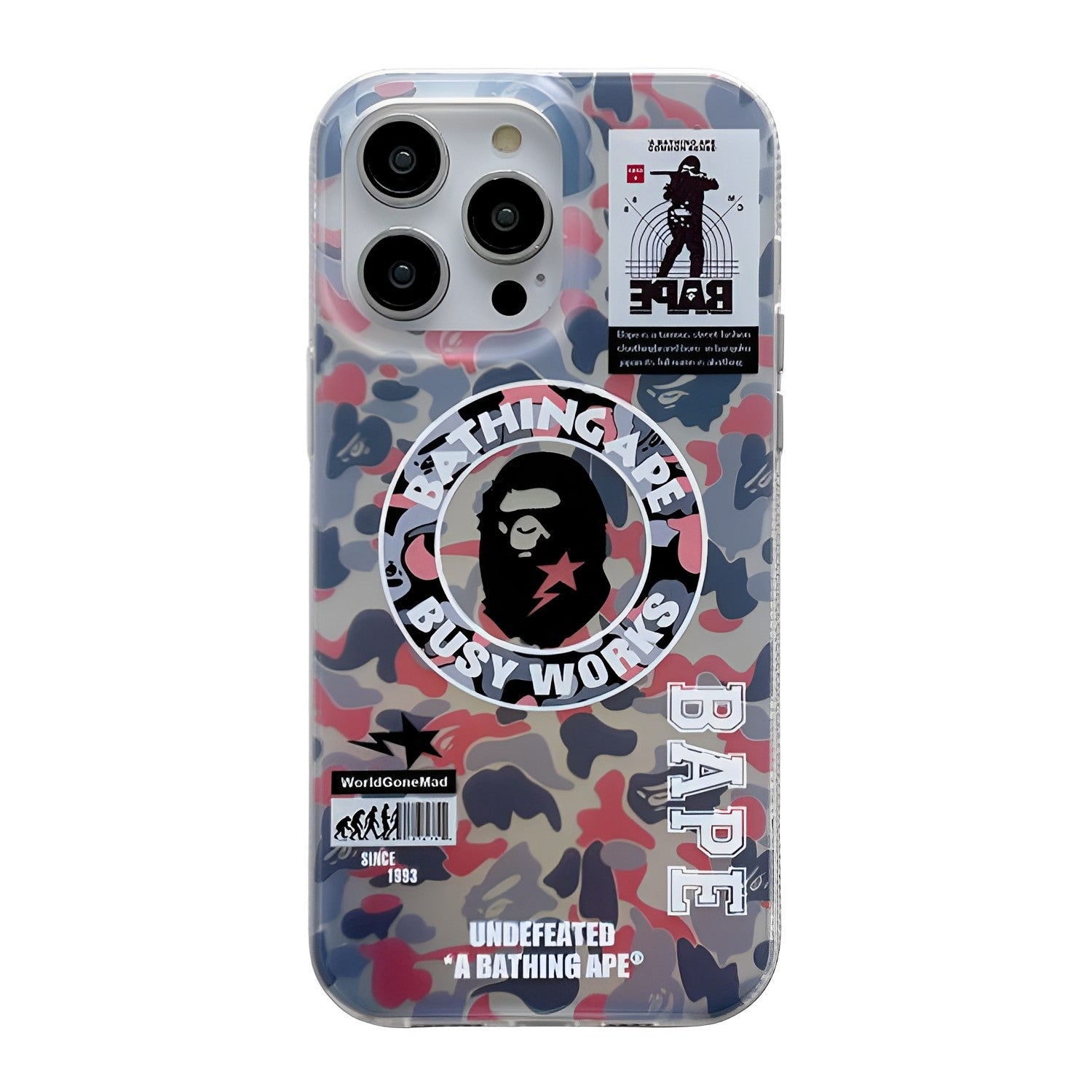 BAPE Camouflage Trend iPhone Case With Magsafe