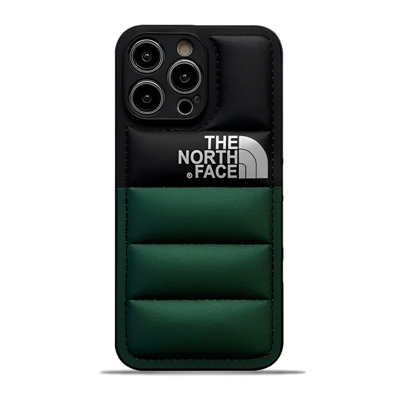 The North Face Colorblock Down Jacket iPhone Case