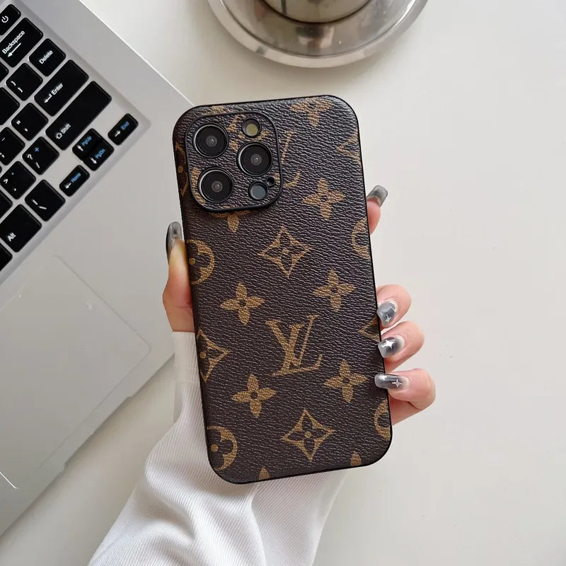 VL Monogram Vintage Leather iPhone Case