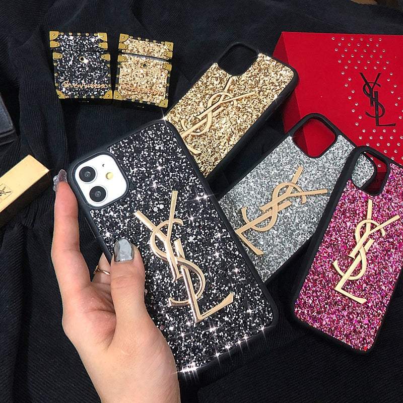 YSL Glitter iPhone Case