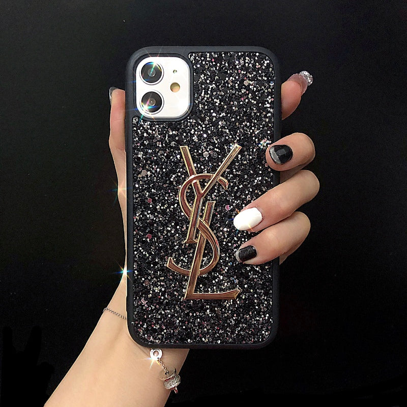 YSL Glitter iPhone Case