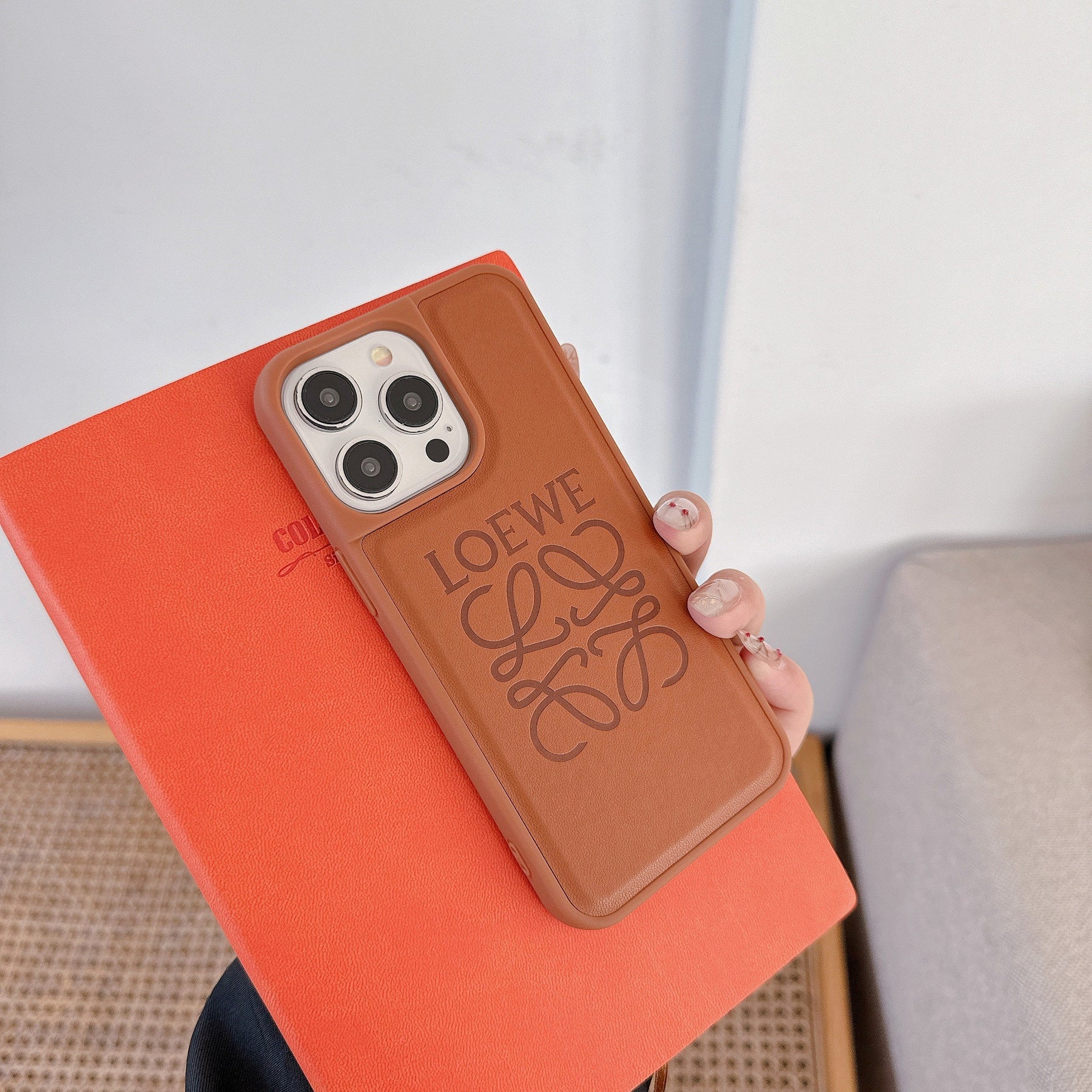 Loewe Retro Leather iPhone Case