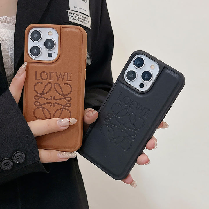 Loewe Retro Leather iPhone Case