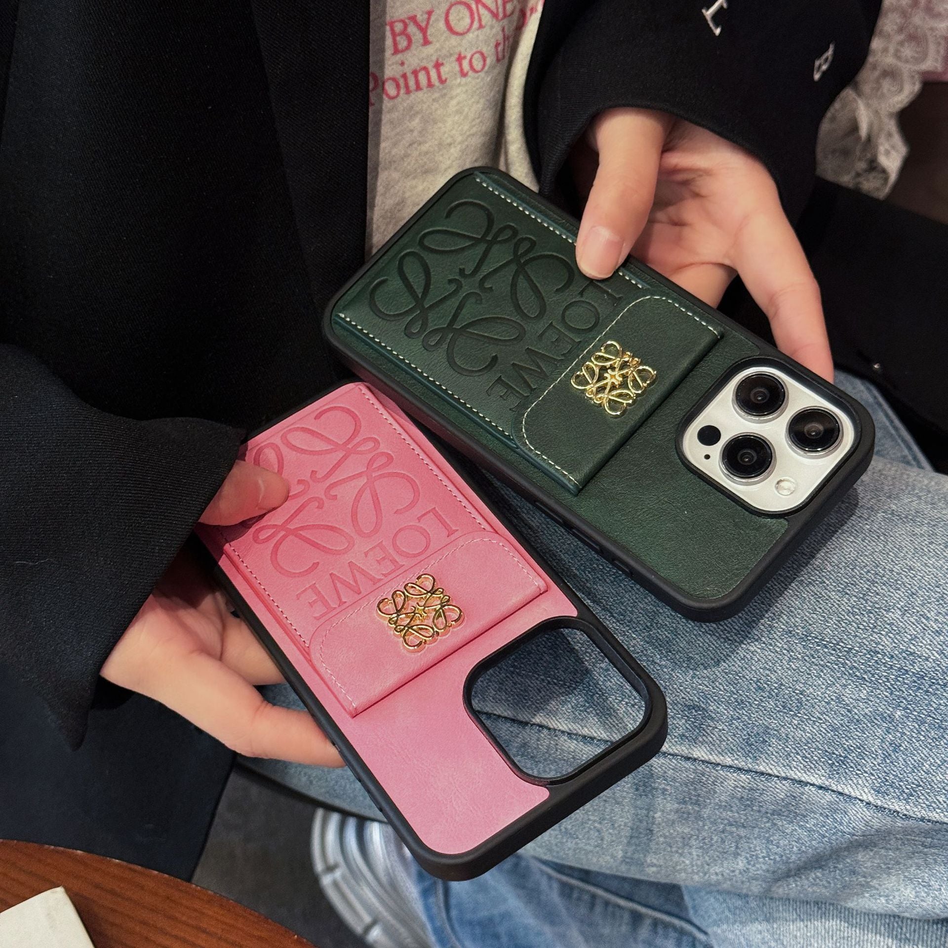 Loewe Retro Leather iPhone Wallet Case