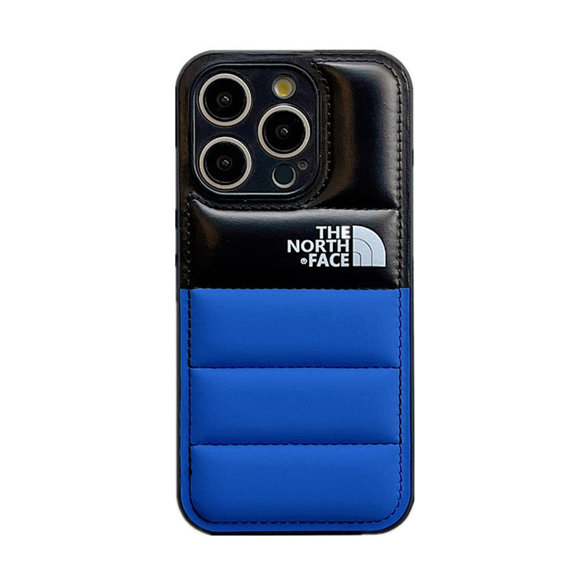 The North Face Colorblock Down Jacket iPhone Case