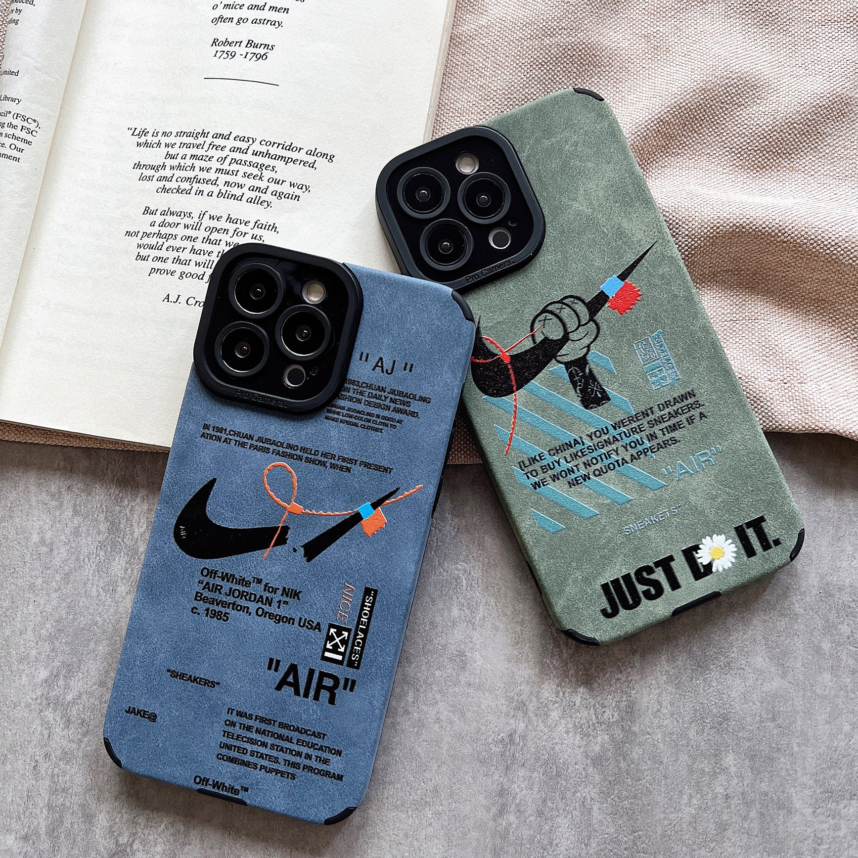 Suede Leather NIKE × Air Jordan 1 iPhone Case